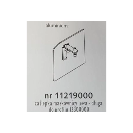 Zaślepka maskownicy lewa - długa do profilu 13300000